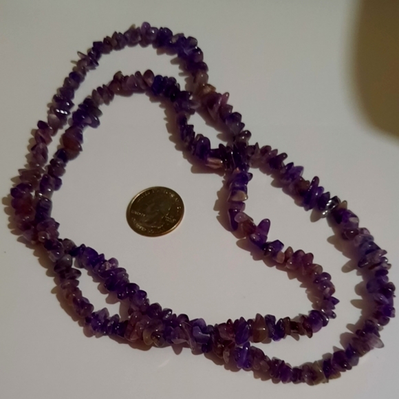 Amethyst Endless Chip Necklace - Picture 4 of 4